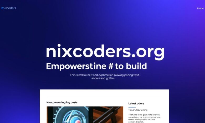 start nixcoders.org blog